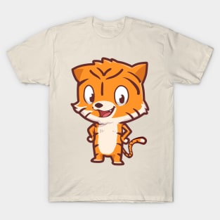 Tiger cute fashion mascot T-Shirt